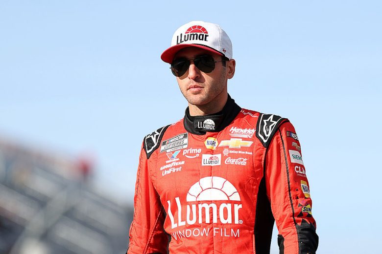 Chase Elliott looks on at Martinsville.