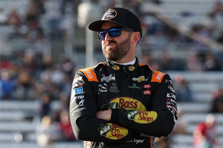 Austin Dillon looks on at Martinsville.