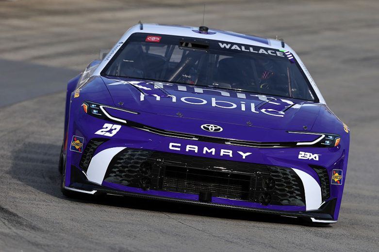 Bubba Wallace drives at Martinsville.