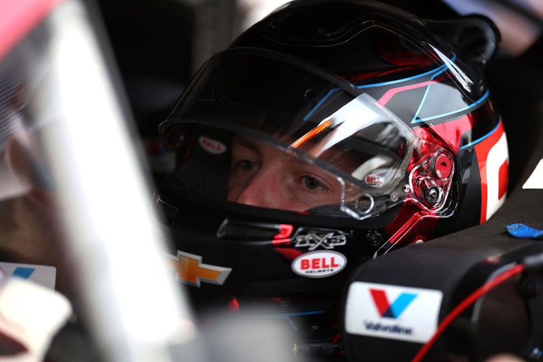 William Byron sits in his car at Martinsville.