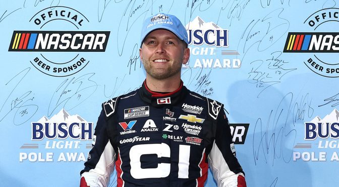 Featured image for Byron scores pole for Round of 8 finale at Martinsville