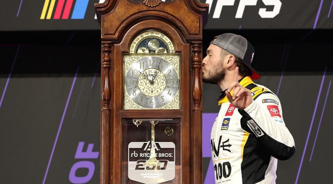 Featured image for Gray earns first national series win as Xfinity Champ 4 is set