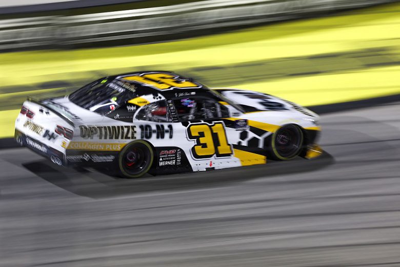 Blaine Perkins drives at Martinsville.