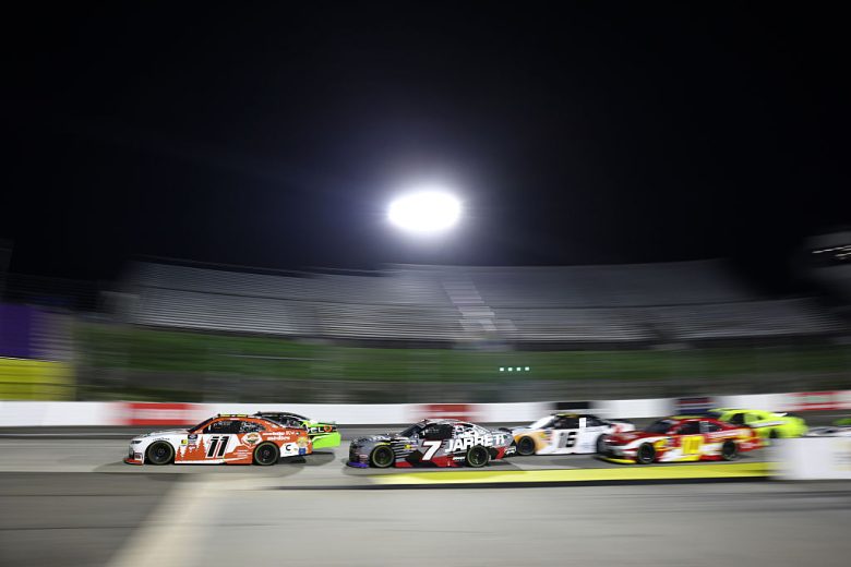 Brenden Queen and others drive at Martinsville.