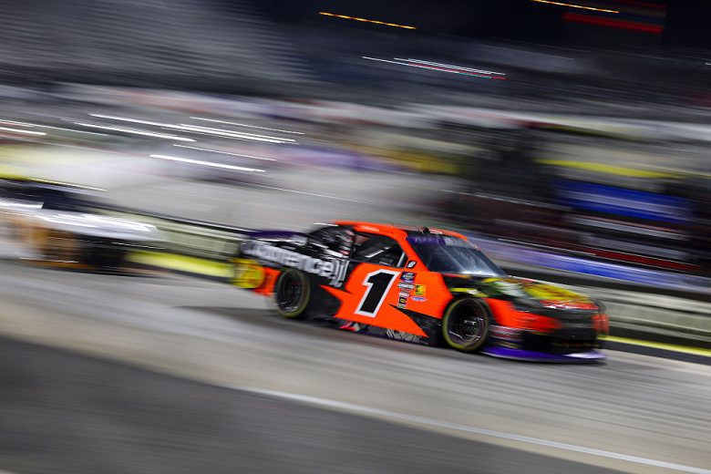 Carson Kvapil drives at Martinsville.