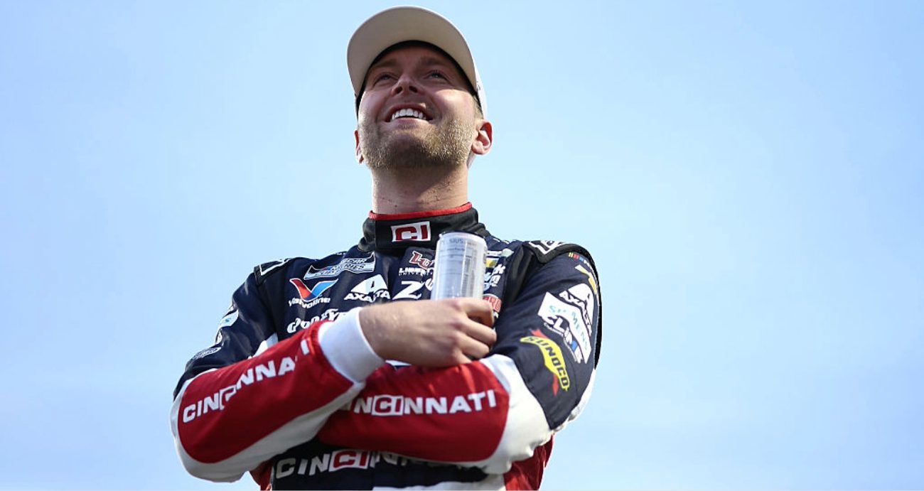 William Byron looks on at Martinsville.