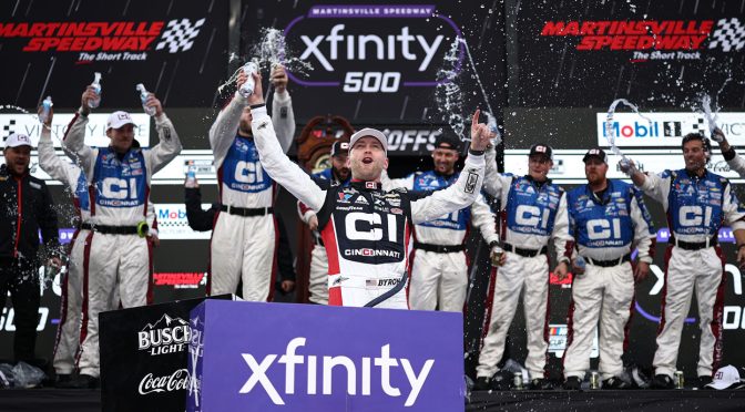 Featured image for William Byron savors title shot after a masterful Martinsville: ‘I found a way to flip that script’