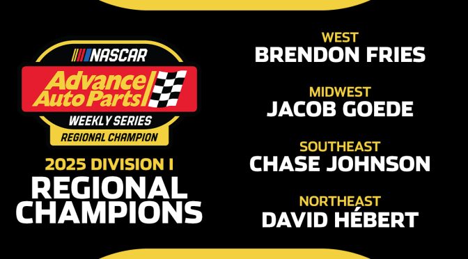 Featured Image for Chase Johnson, David Hébert, Jacob Goede and Brendon Fries win 2025 Weekly Series Division I regional championships