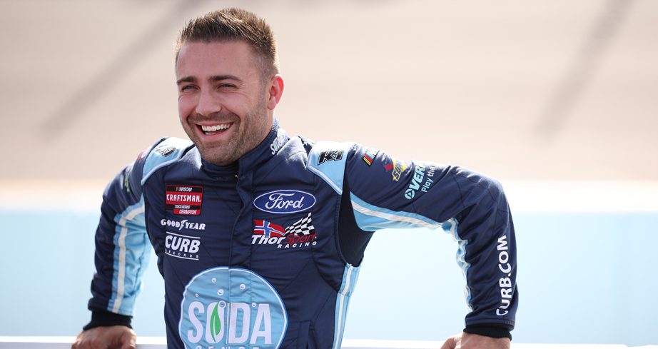 ty majeski during truck series qualifying at phoenix