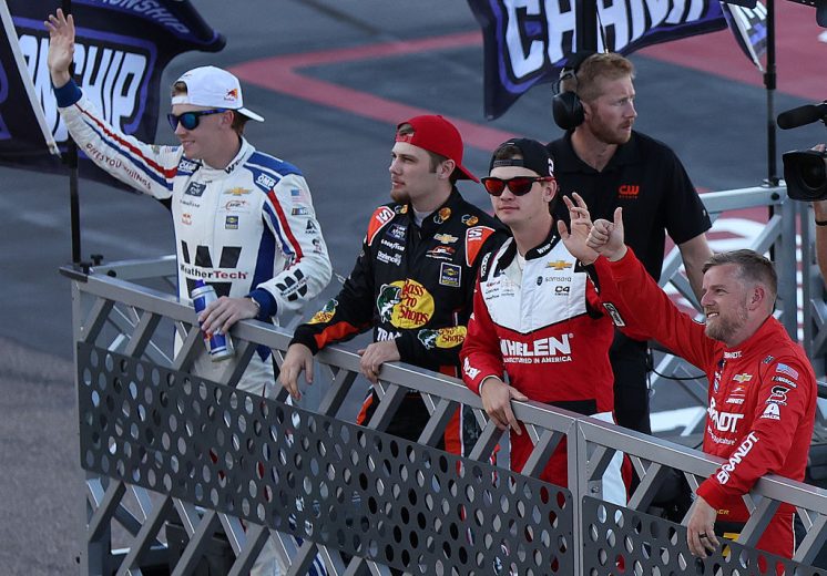 Championship 4 drivers at Phoenix.