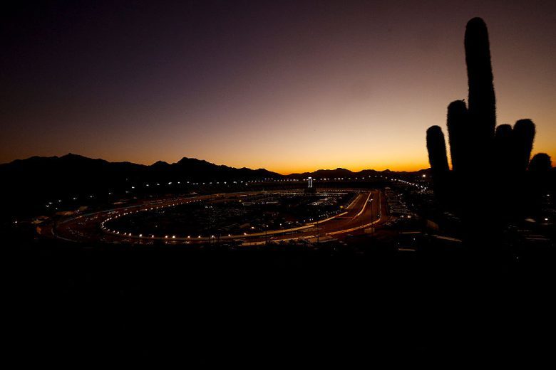 A general view of Phoenix Raceway.