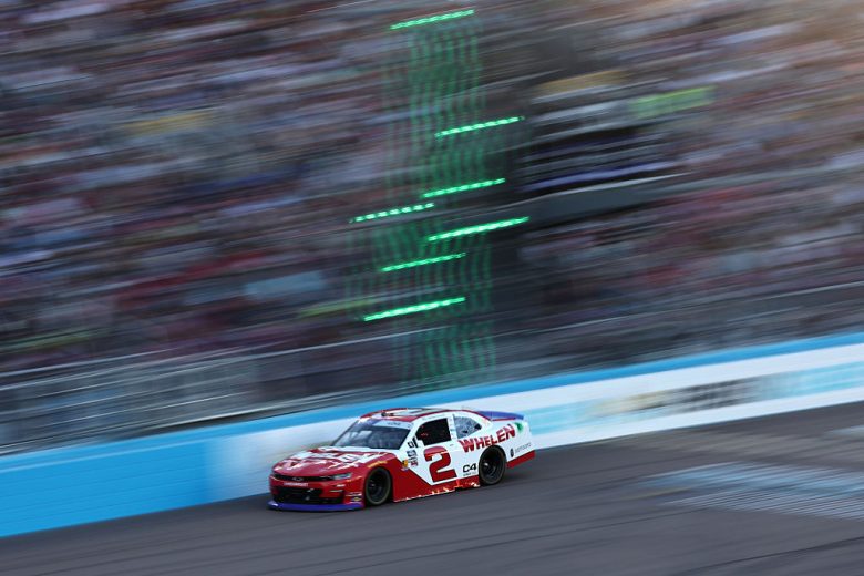 Jesse Love drives at Phoenix.