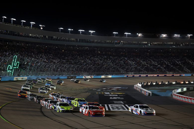 A general view of racing at Phoenix.