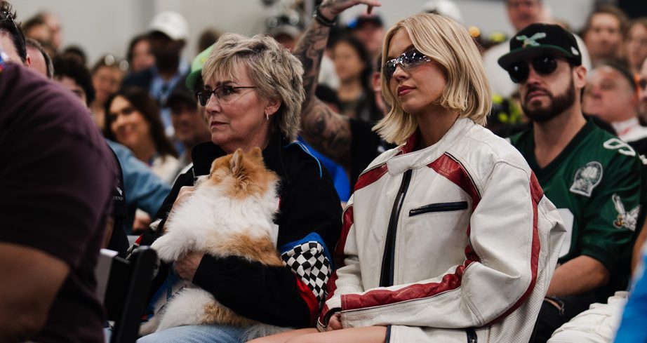 sydney sweeney in driver's meeting