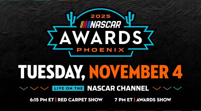 Featured image for 2025 NASCAR Awards: How to watch, honors to be recognized
