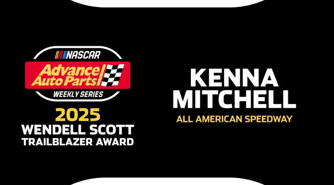 Featured image for Kenna Mitchell earns the 2025 Wendell Scott Trailblazer Award