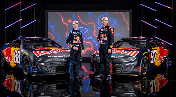 Trackhouse debuts new Red Bull looks for SVG, Zilisch | NASCAR