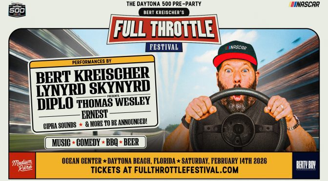 Featured Image for Bert Kreischer headlines inaugural ‘Full Throttle Festival’ in Daytona 500 pre-party