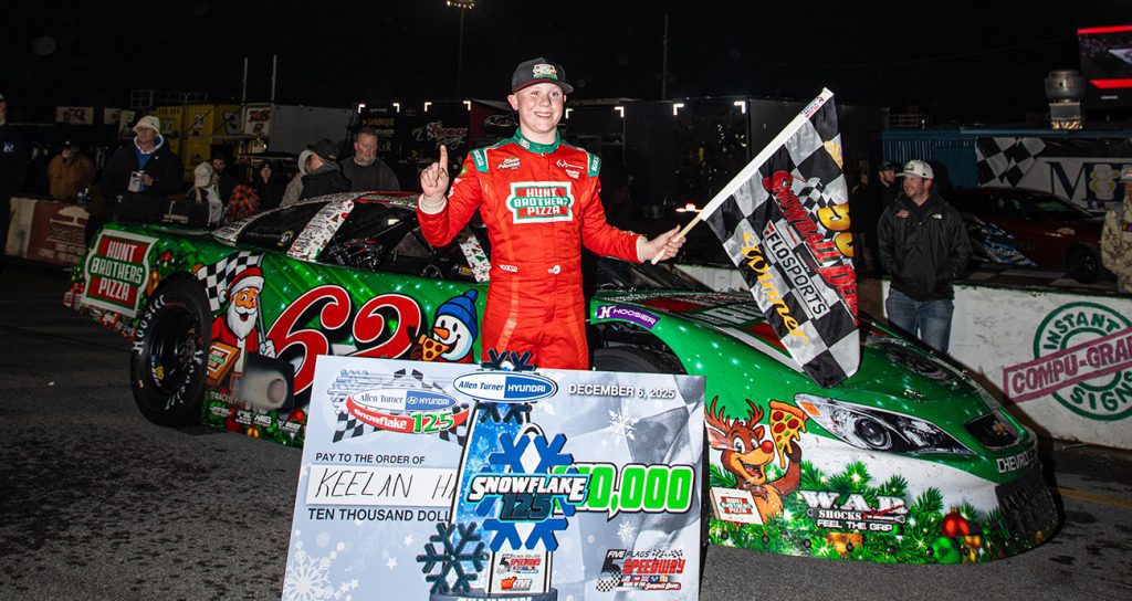 Keelan Harvick embodies father Kevin to win the Snowflake 125