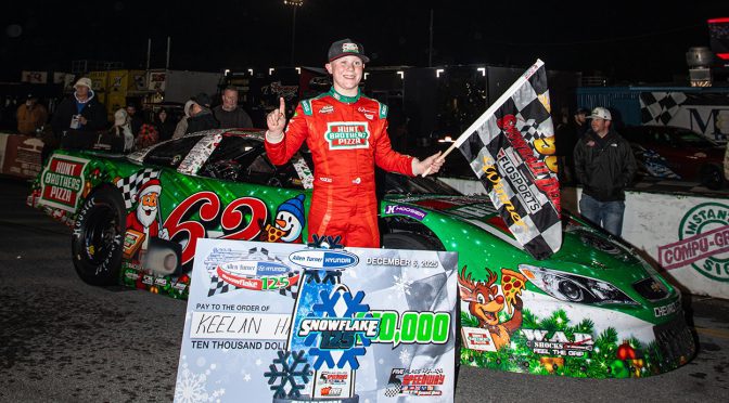 Featured Image for The Closer, Part II: How Keelan Harvick embodied father Kevin’s composure to become the youngest Snowflake 125 winner in history