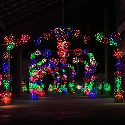 Holiday lights at Dover.