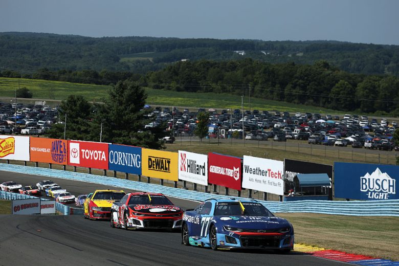 A general view of racing at Watkins Glen.