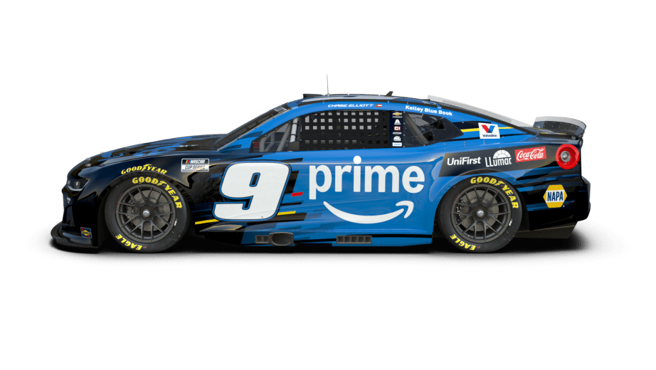 A look at Chase Elliott's No. 9 Prime Video Chevrolet.