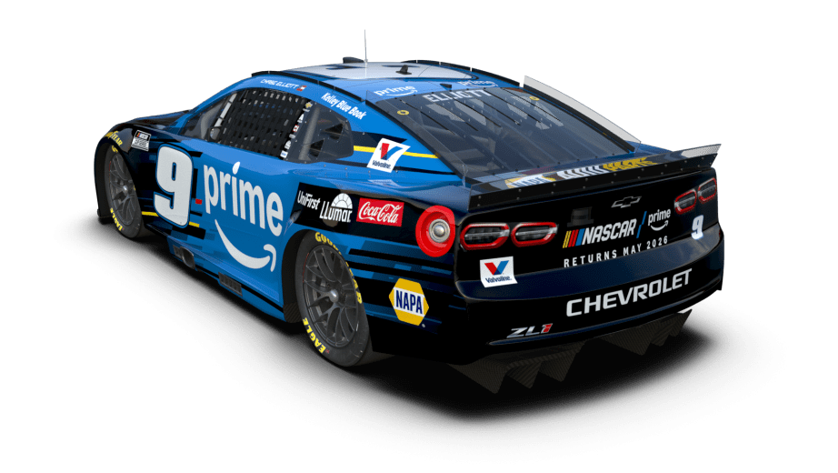 A look at Chase Elliott's No. 9 Prime Video Chevrolet.