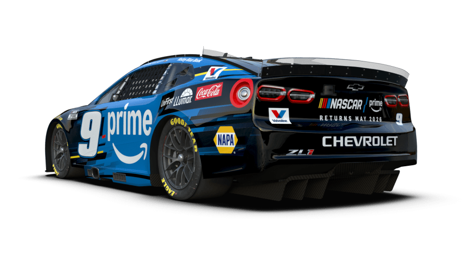 A look at Chase Elliott's No. 9 Prime Video Chevrolet.