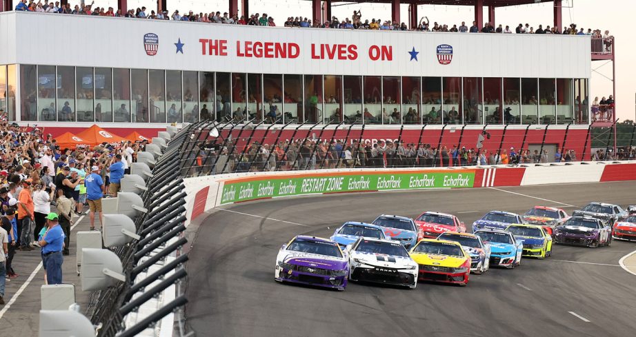 NASCAR Cup Series takes green flag at North Wilkesboro.