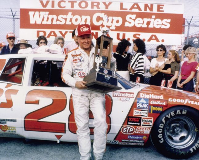 Cale Yarborough poses for a photo.