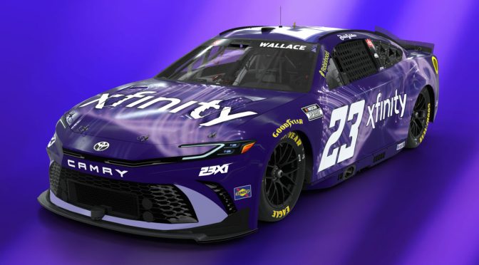 Featured Image for Xfinity to serve as majority partner for Wallace as Xfinity, 23XI Racing announce partnership expansion