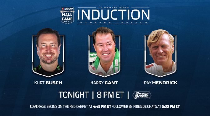 Featured image for 2026 NASCAR Hall of Fame class to be inducted Friday; how to watch