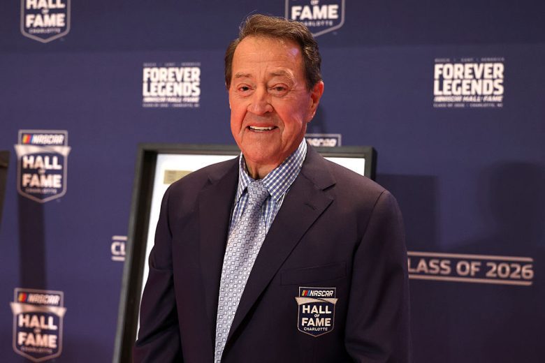 Harry Gant looks on.