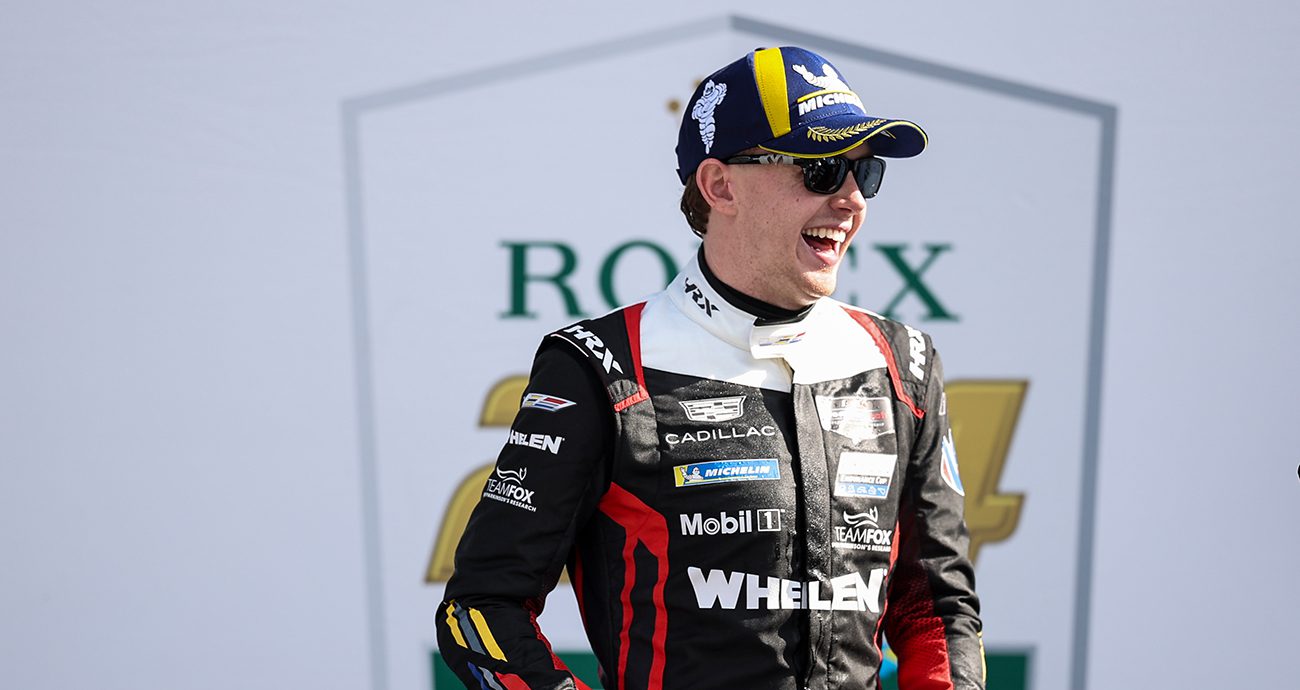 connor zilisch finished second in the rolex 24