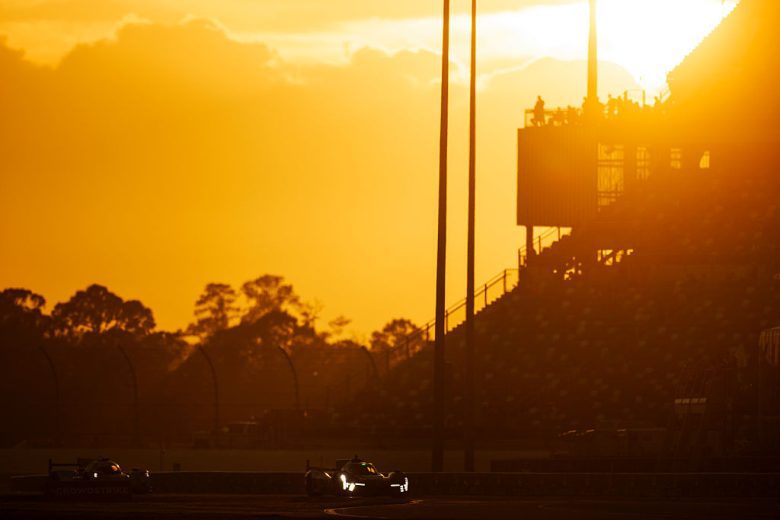A sunset at Daytona.