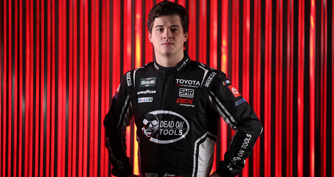 Harrison Burton poses for a photo.
