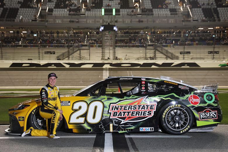 Christopher Bell smiles at Daytona.