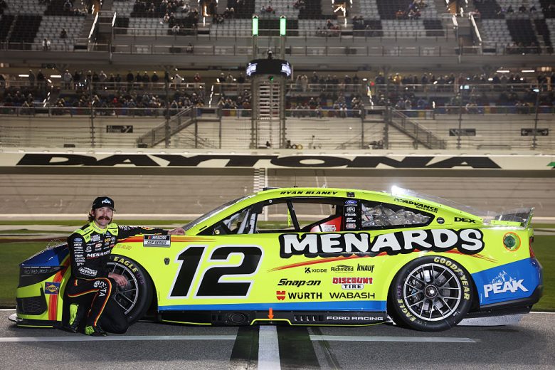 Ryan Blaney smiles at Daytona.