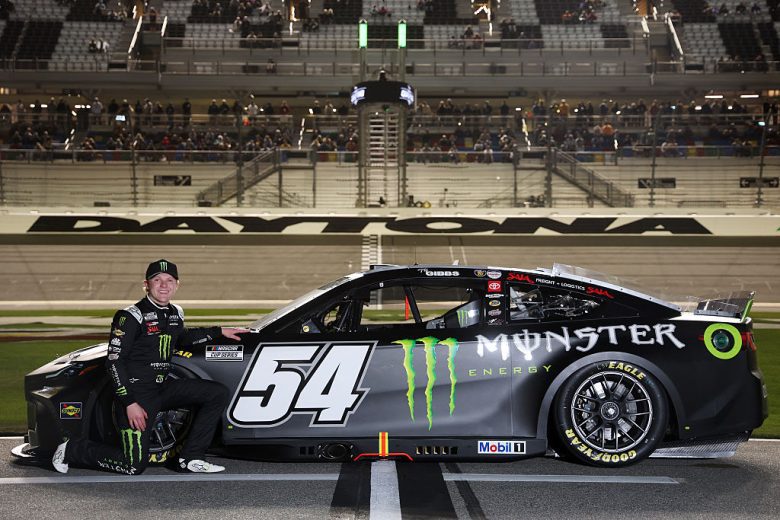Ty Gibbs smiles at Daytona.
