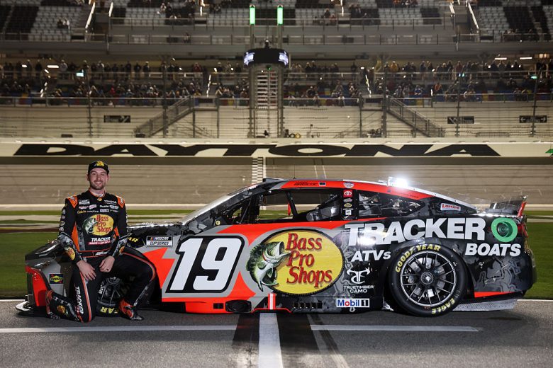 Chase Briscoe smiles at Daytona.
