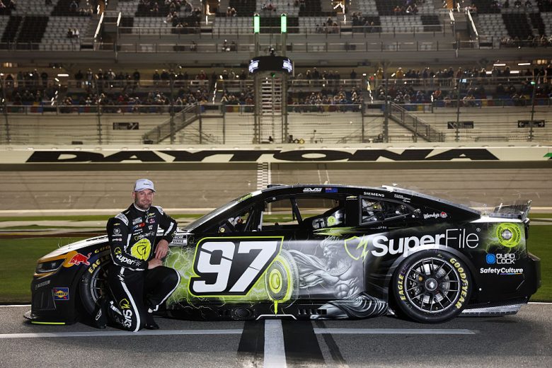 Shane van Gisbergen smiles at Daytona.