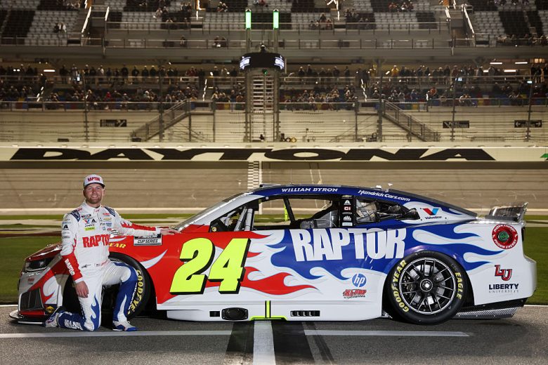 William Byron smiles at Daytona.