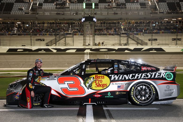Austin Dillon smiles at Daytona.