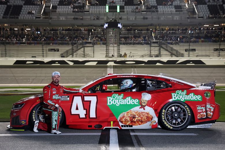 Ricky Stenhouse Jr. smiles at Daytona.