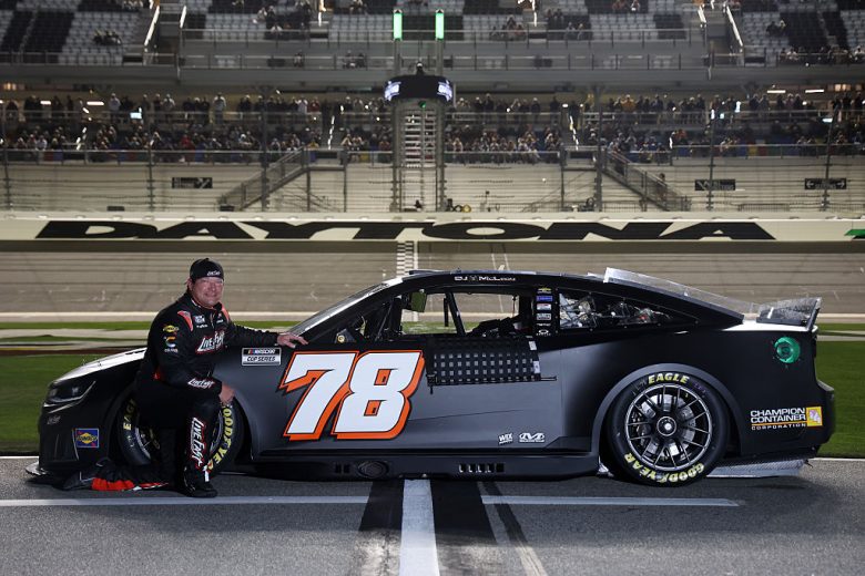 BJ McLeod smiles at Daytona.