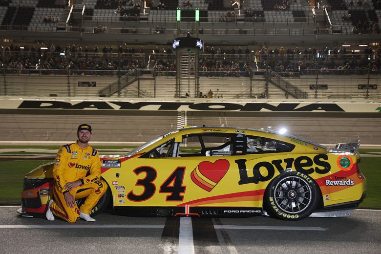 Todd Gilliland smiles at Daytona.