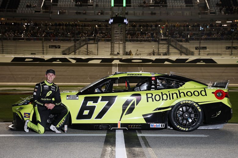 Corey Heim smiles at Daytona.