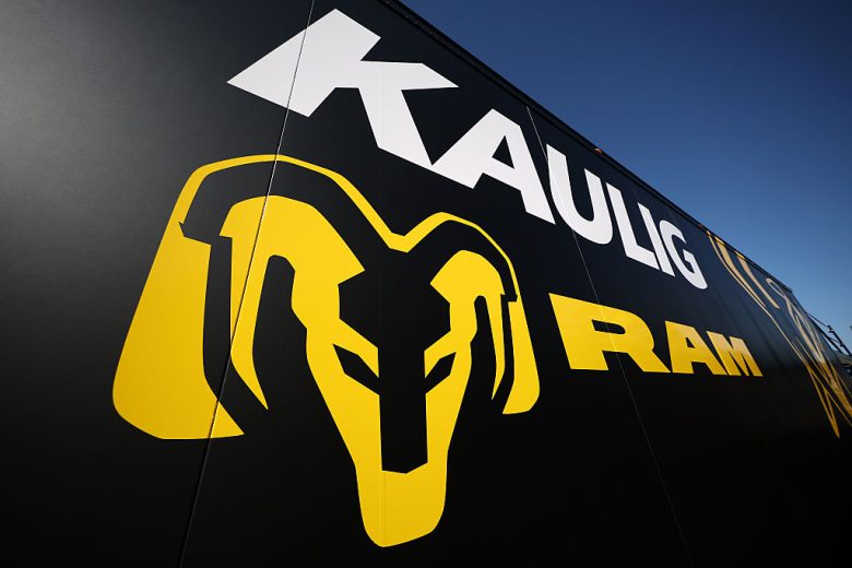 A general view of Kaulig Racing and Ram Trucks.
