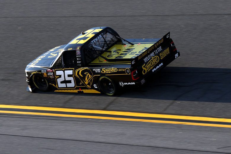 Tony Stewart drives at Daytona.